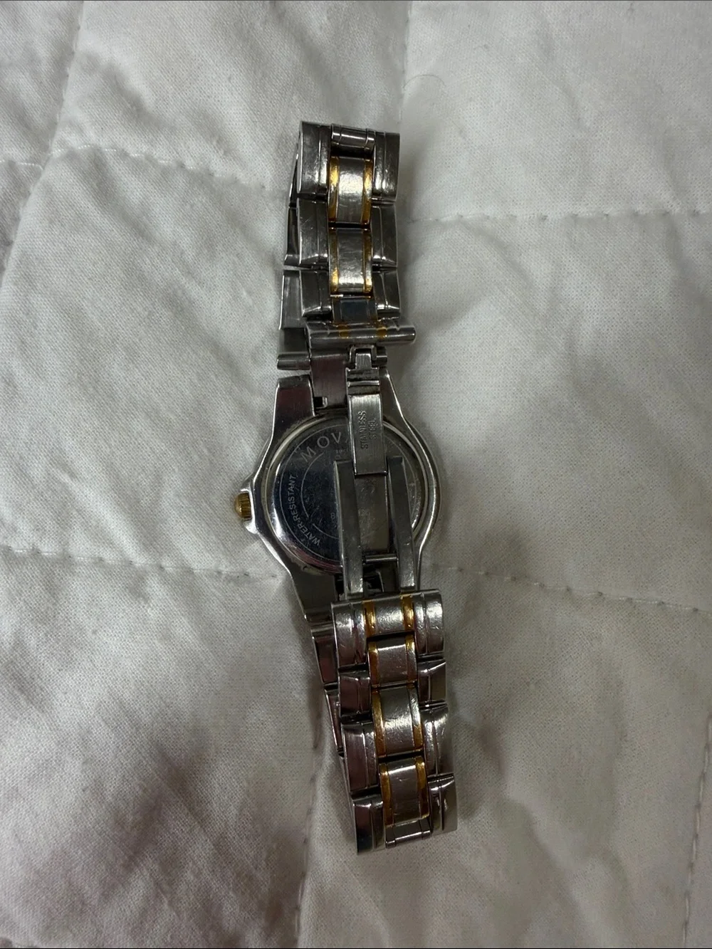 Movado gold and silver wrist watch men’s